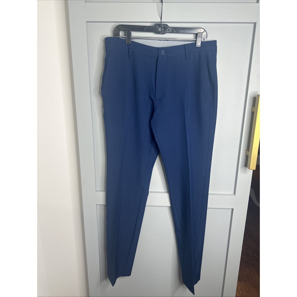 Footjoy Mens Pants 34X34 Blue Golf‎ Performance Chino Stretch Casual